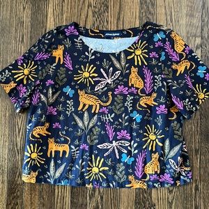 Princess Highway boxy jungle shirt
